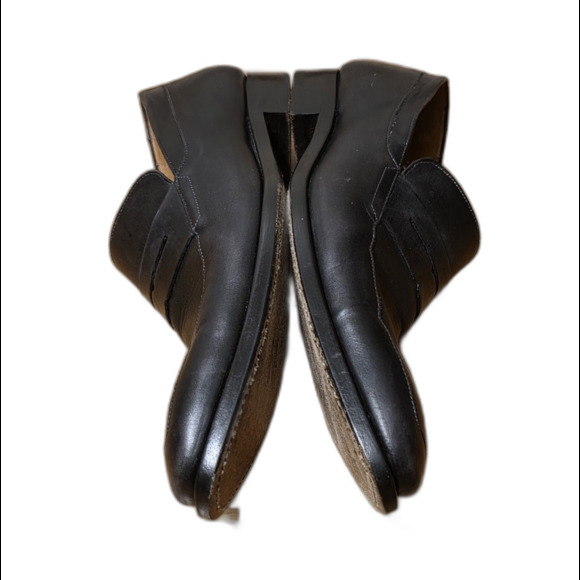 Mezlan Impronta Newport Penny Loafer Dress Shoes Mens 9 M Black Leather 8/57 - Picture 6 of 16